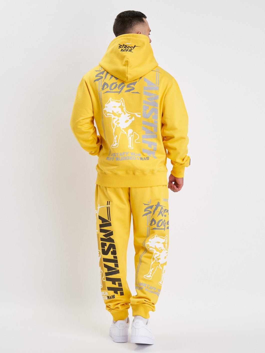 amstaff hunters hoodie yellow - 2