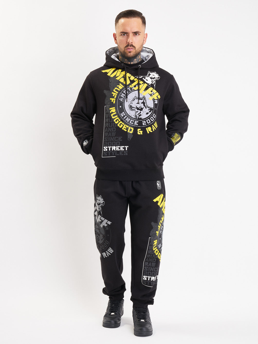 Amstaff Velar Hoodie Black - Amstaff Wear