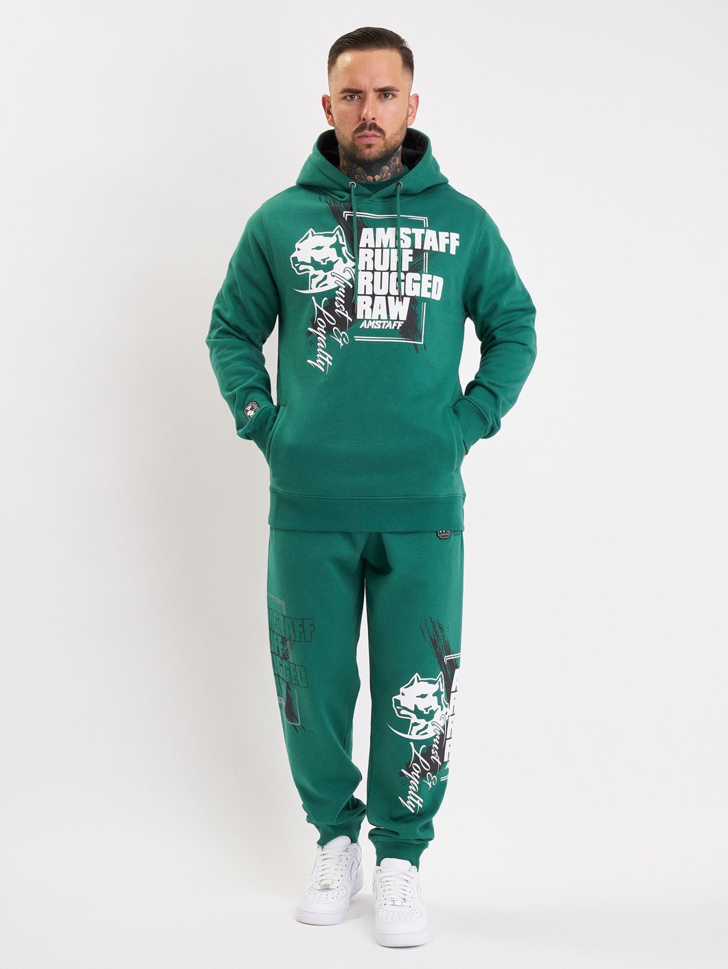 amstaff torvok hoodie green - 2