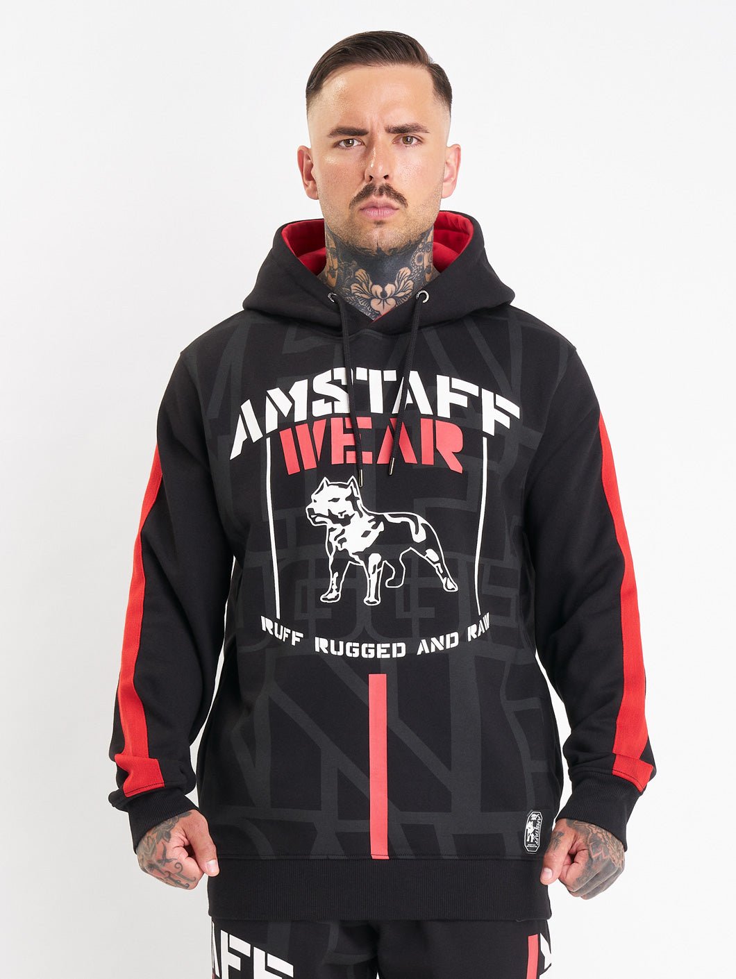 amstaff auron hoodie black - 0