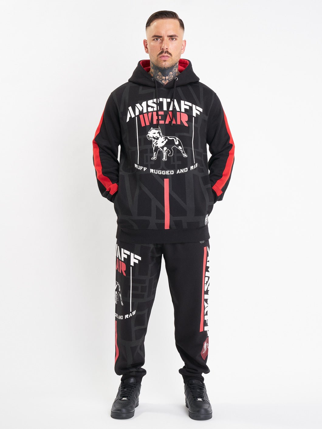 amstaff auron hoodie black - 2