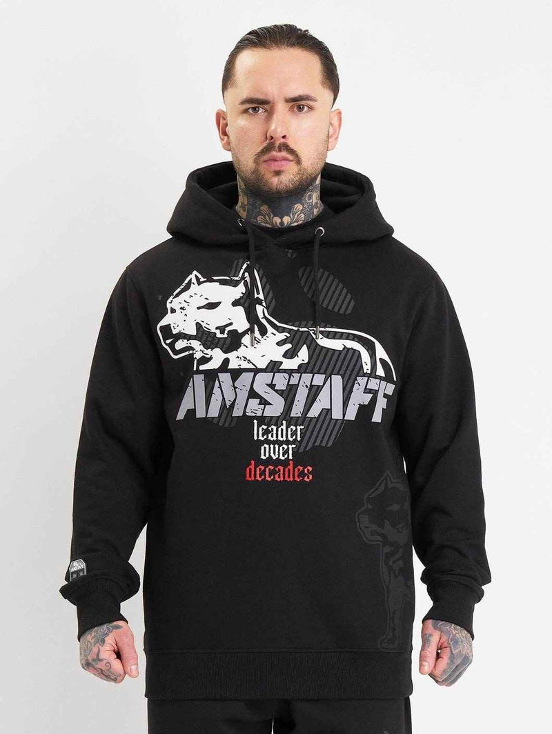 amstaff handschuhe Amstaff Milian Hoodie Black. Stilvoller Komfort in Schwarz. – Amstaff Wear