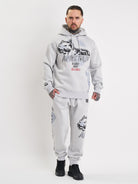 amstaff milian hoodie stone grey - 1