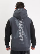 Amstaff Sector Hoodie Grey Black - Amstaff Wear