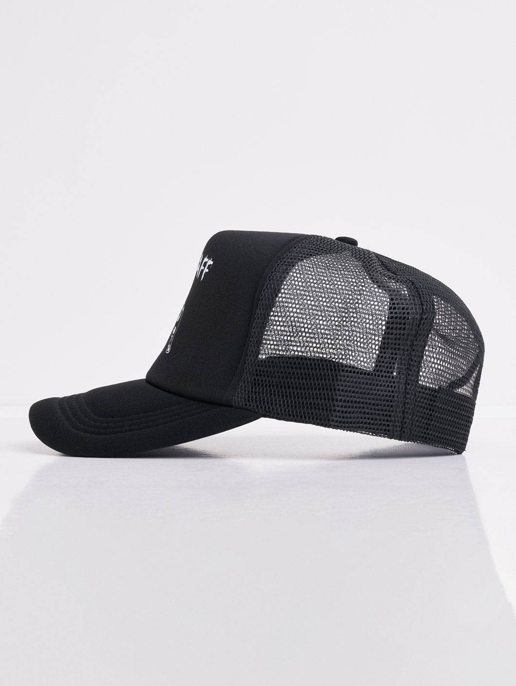 Amstaff Logo Mesh Cap Black - Amstaff Wear
