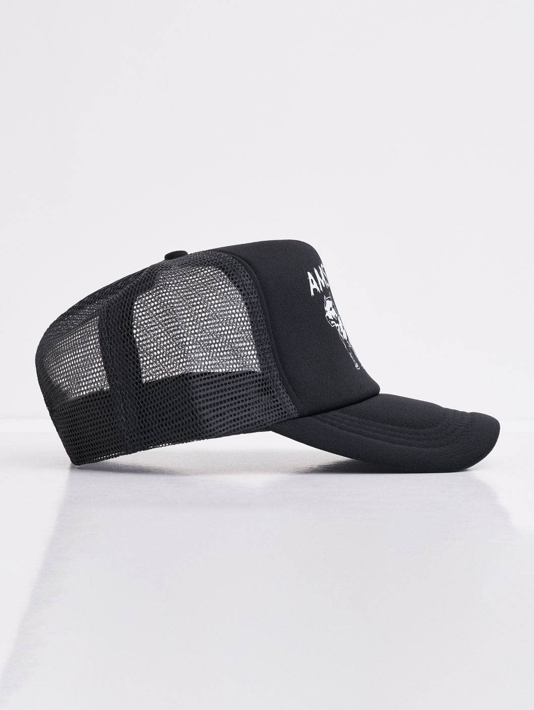 Amstaff Logo Mesh Cap Black - Amstaff Wear