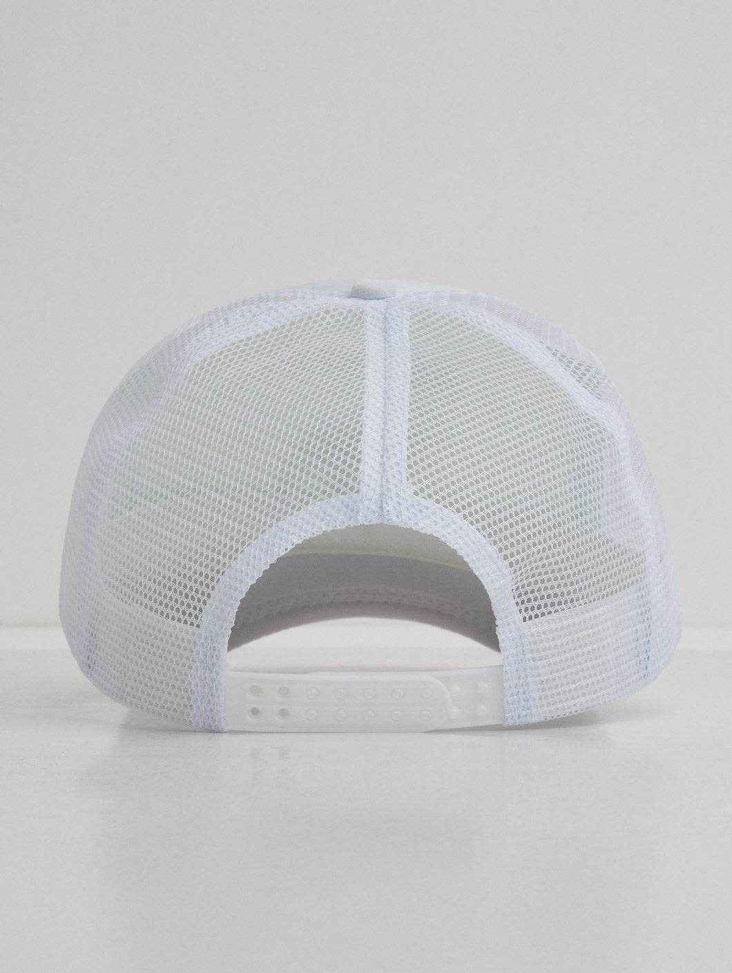 Amstaff Logo Mesh Cap White - Amstaff Wear