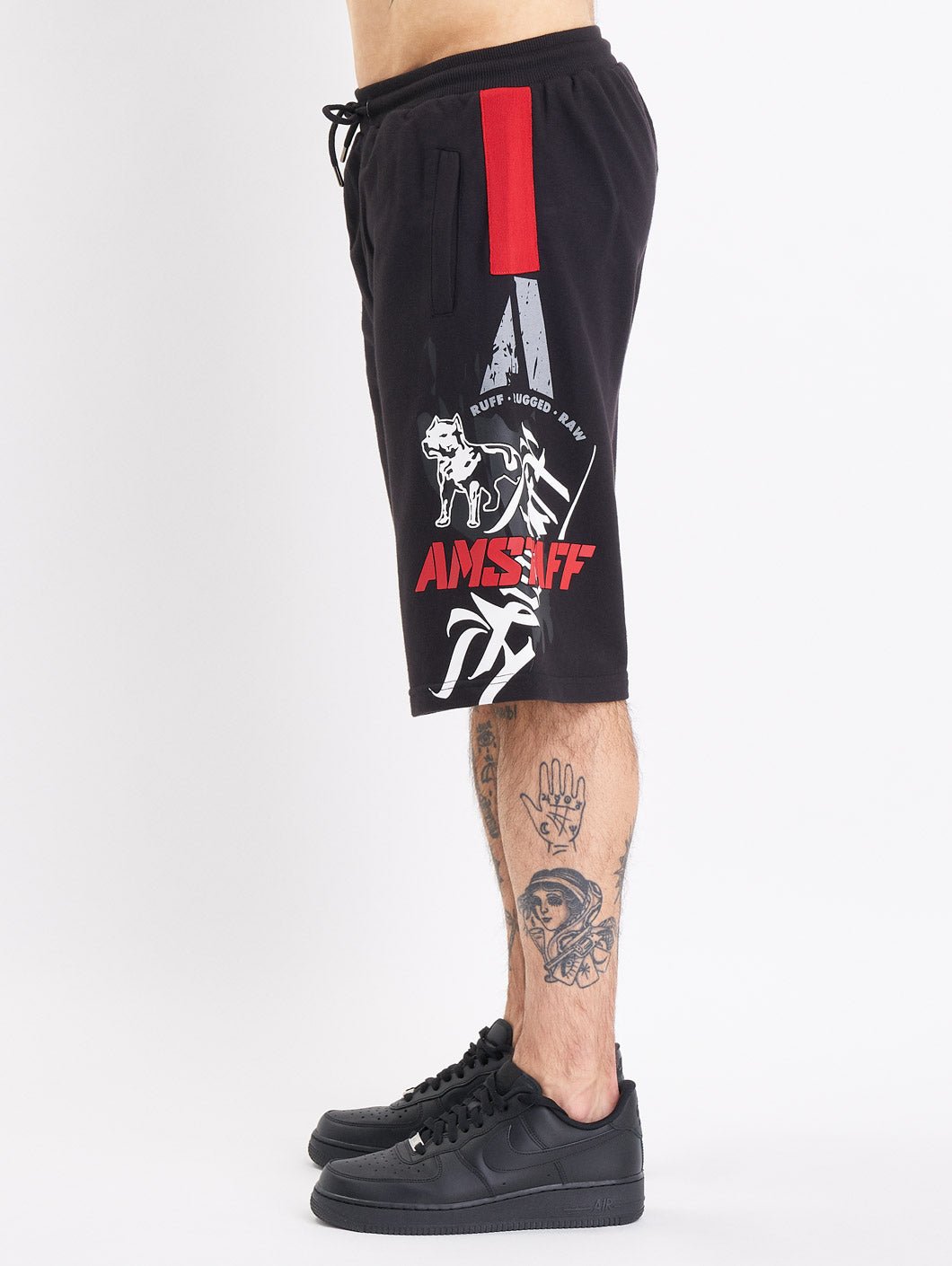 amstaff vedor sweatshorts black - 3