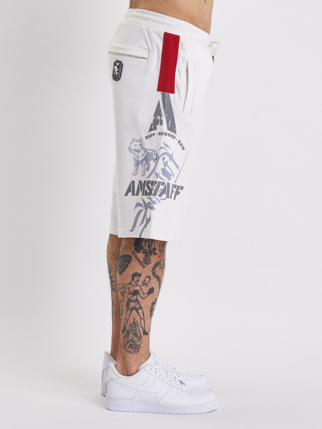 amstaff vedor sweatshorts white - 5