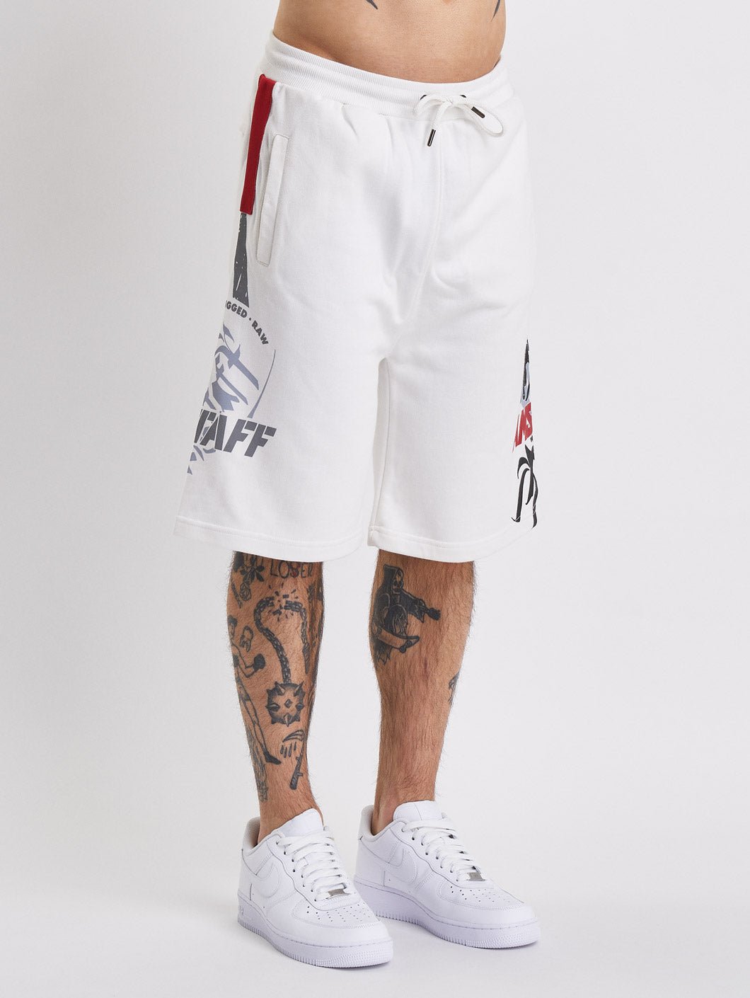 amstaff vedor sweatshorts white - 7