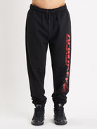 Amstaff Logo 2.0 Sweatpants Black Red - Amstaff Wear