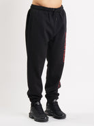 Amstaff Logo 2.0 Sweatpants Black Red - Amstaff Wear