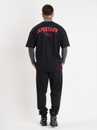 Amstaff Logo 2.0 Sweatpants Black Red - Amstaff Wear