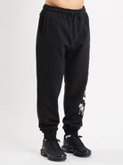 Amstaff Logo 2.0 Sweatpants Black White - Amstaff Wear