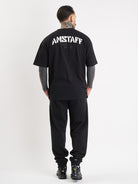 Amstaff Logo 2.0 Sweatpants Black White - Amstaff Wear