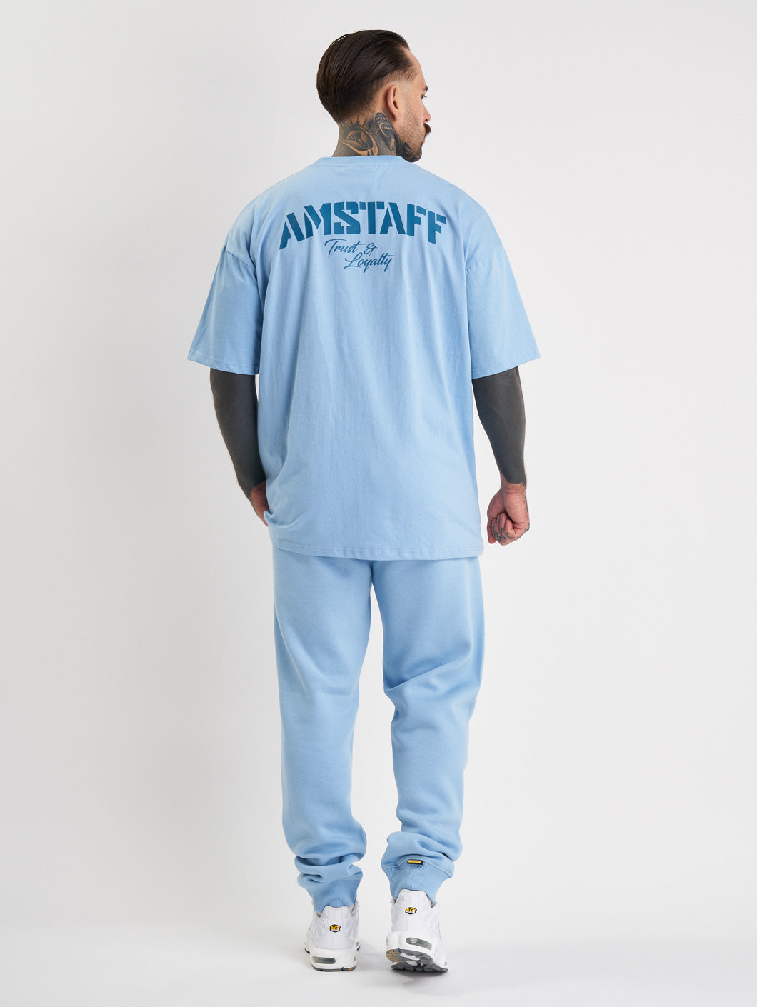 Amstaff Logo 2.0 Sweatpants Horizon Double Blue - Amstaff Wear
