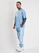 Amstaff Logo 2.0 Sweatpants Horizon Blue - Amstaff Wear