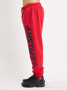 Amstaff Logo 2.0 Sweatpants Red Black - Amstaff Wear