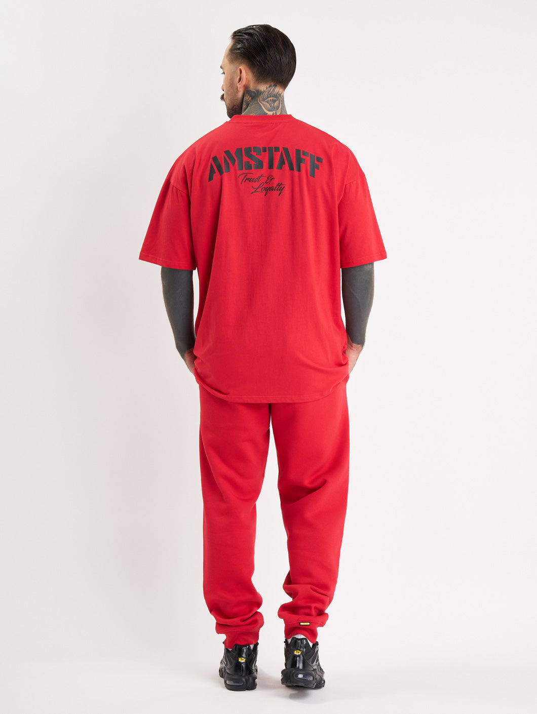 Amstaff Logo 2.0 Sweatpants Red Black
