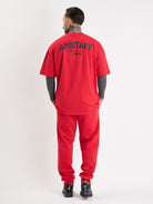 Amstaff Logo 2.0 Sweatpants Red Black - Amstaff Wear