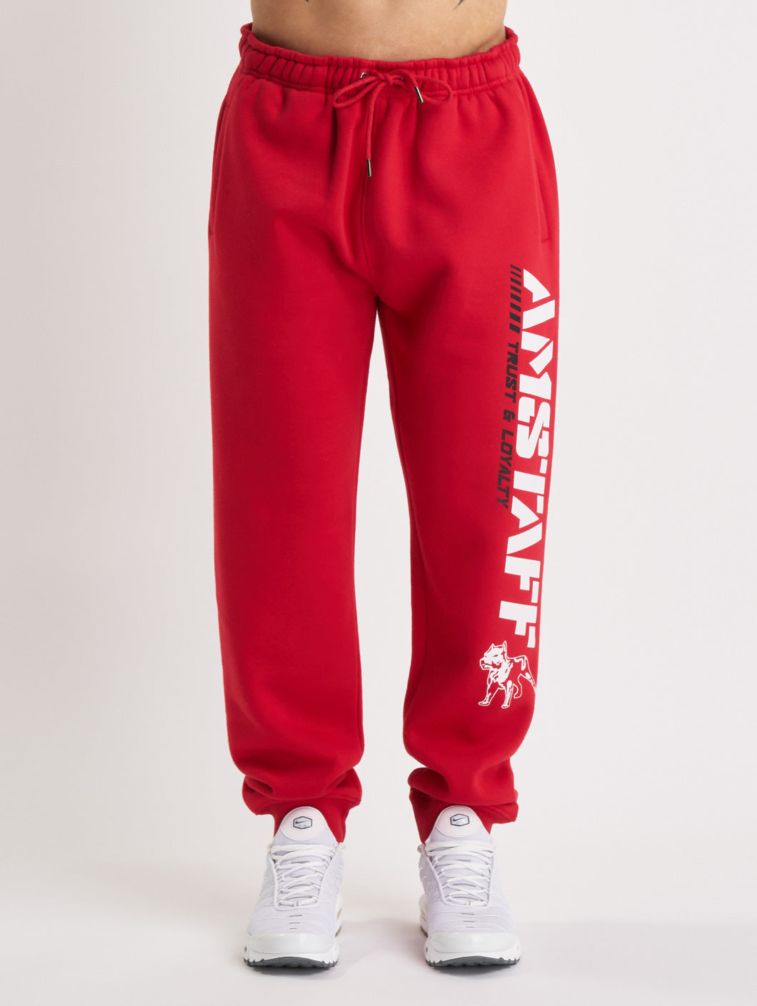 Amstaff Logo 2.0 Sweatpants Red - Amstaff Wear
