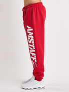 Amstaff Logo 2.0 Sweatpants Red - Amstaff Wear