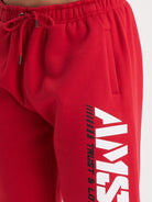 Amstaff Logo 2.0 Sweatpants Red - Amstaff Wear
