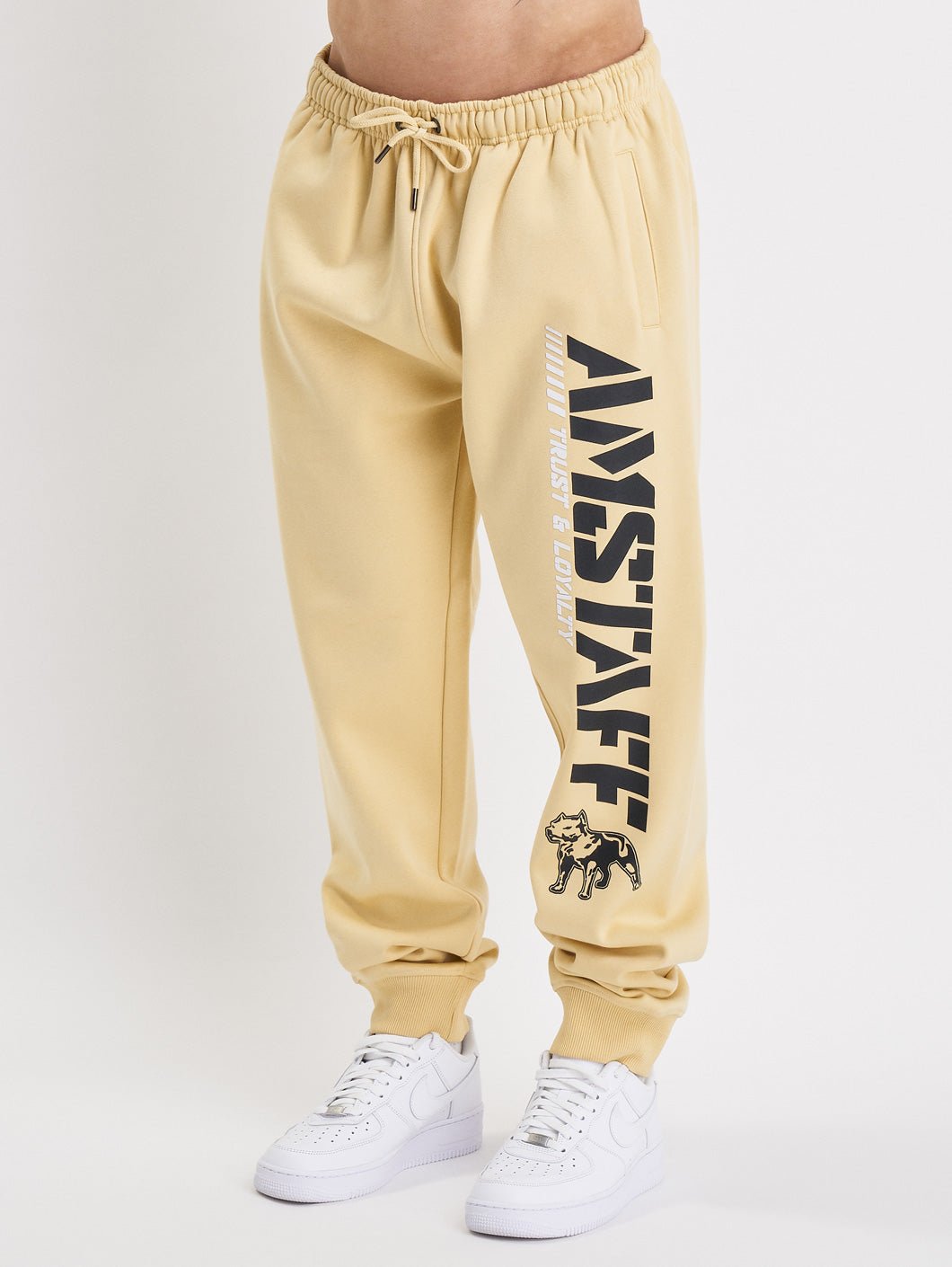 Amstaff Logo 2.0 Sweatpants Vanilla Cream - 4