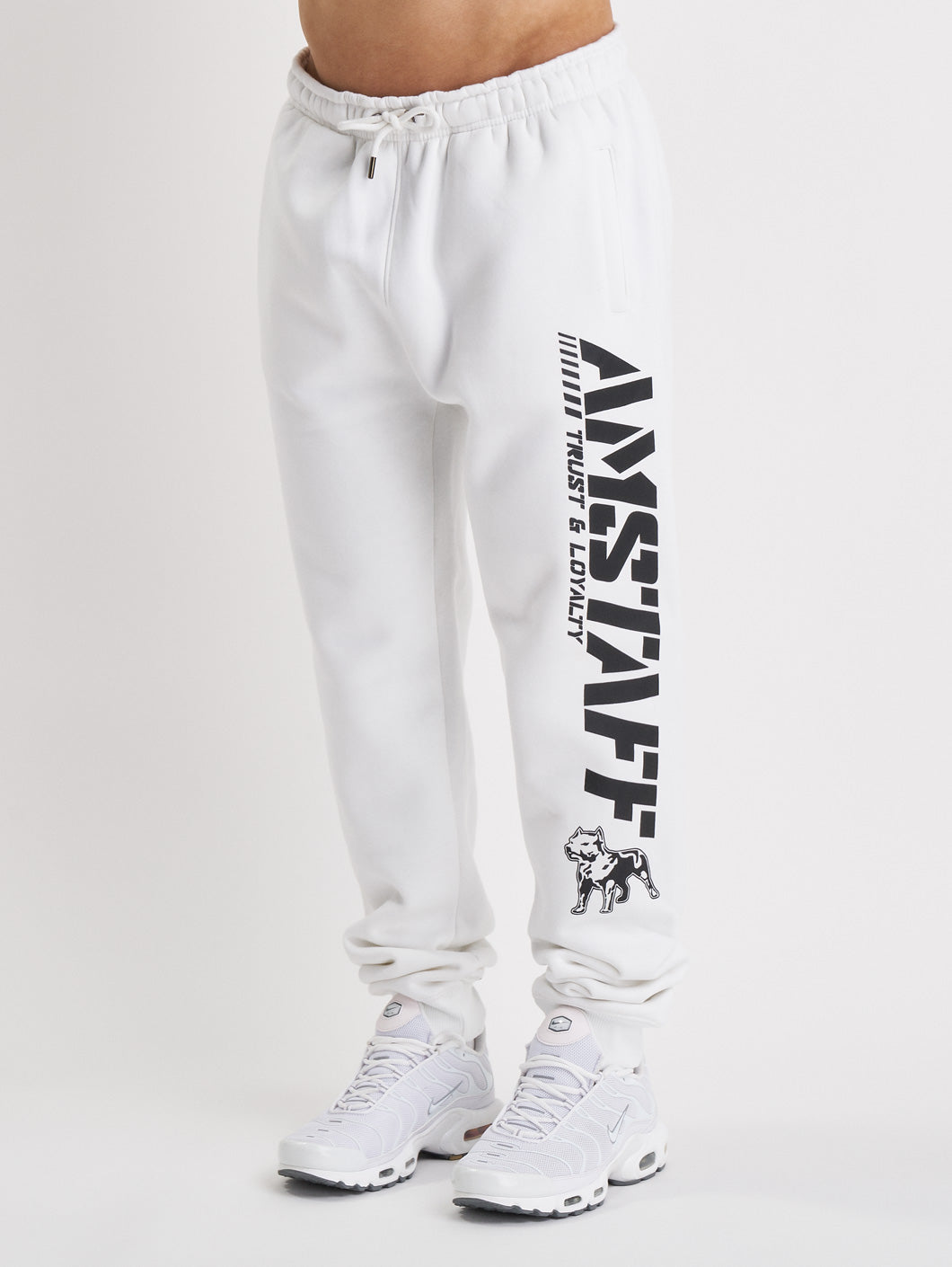 Amstaff Logo 2.0 Sweatpants White Black L