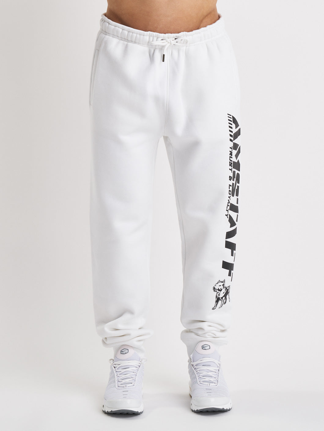 Amstaff Logo 2.0 Sweatpants White Black