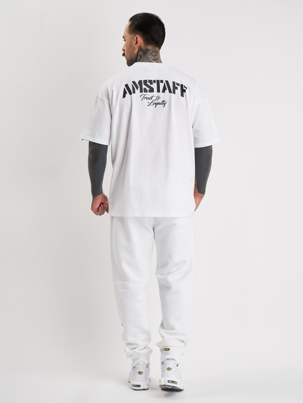 Amstaff Logo 2.0 Sweatpants White Black