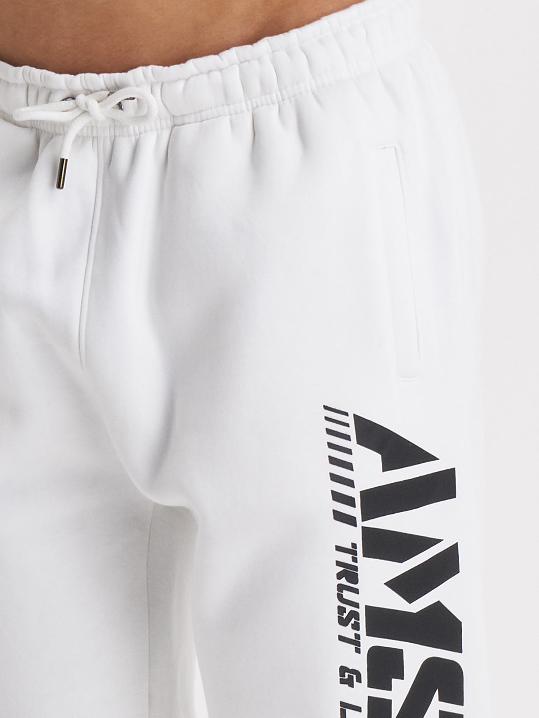 Amstaff Logo 2.0 Sweatpants White Black