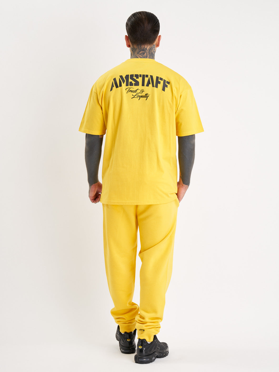 Amstaff Logo 2.0 Sweatpants Yellow Black