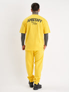 Amstaff Logo 2.0 Sweatpants Yellow Black - Amstaff Wear