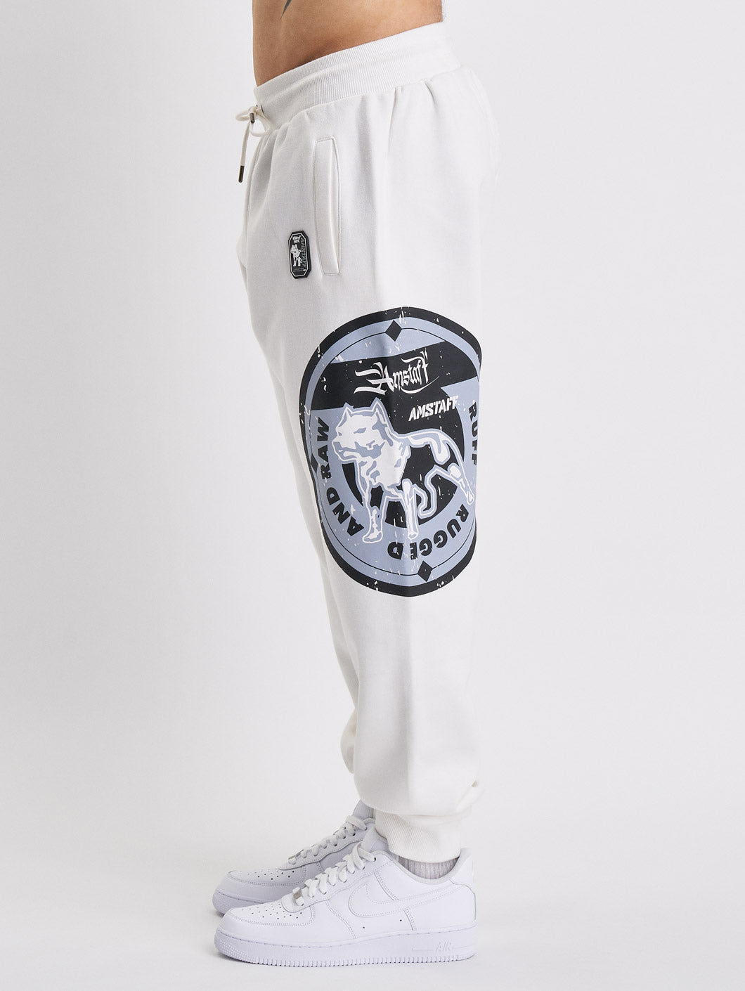 amstaff dyster sweatpants white - 5