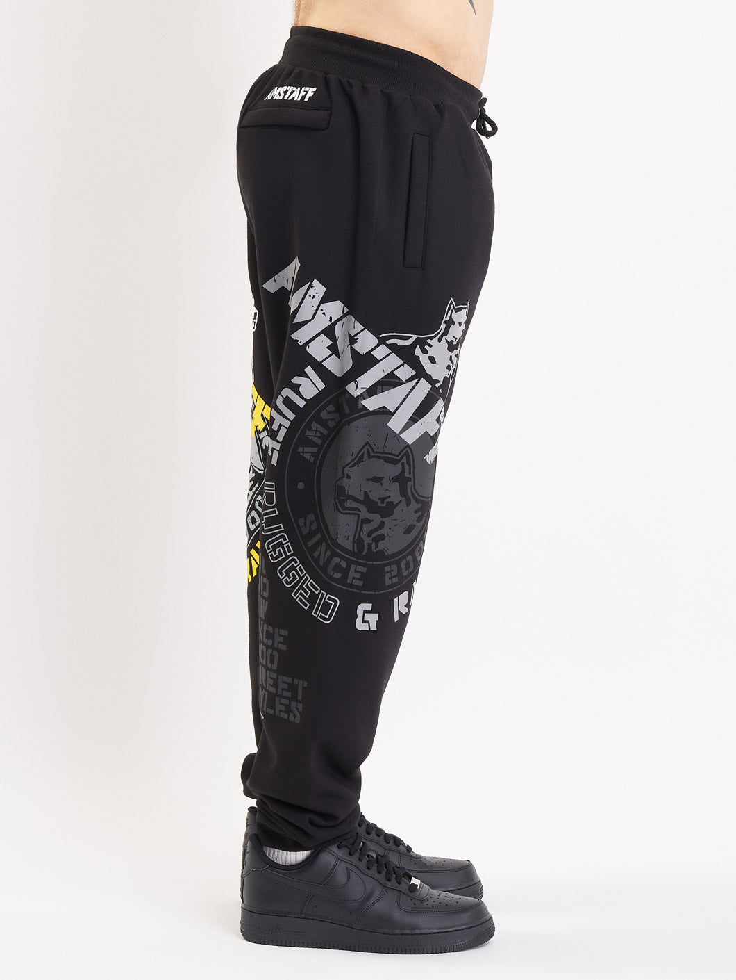 amstaff velar sweatpants black - 6