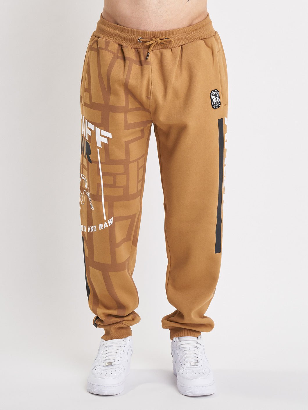 amstaff auron sweatpants beige - 0