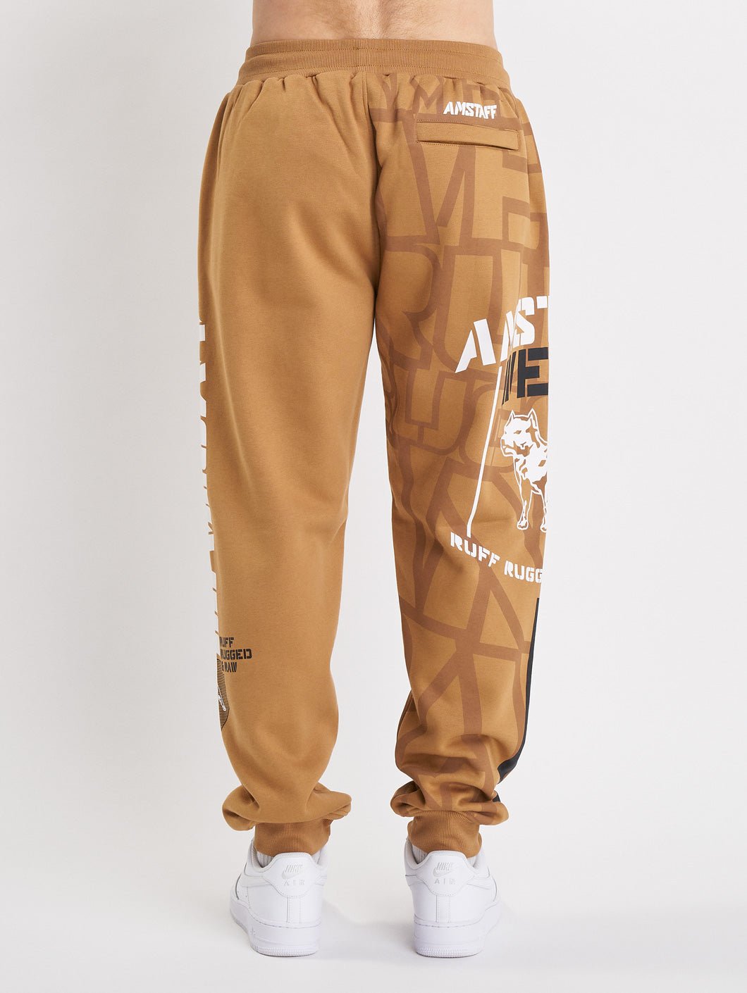 amstaff auron sweatpants beige - 3