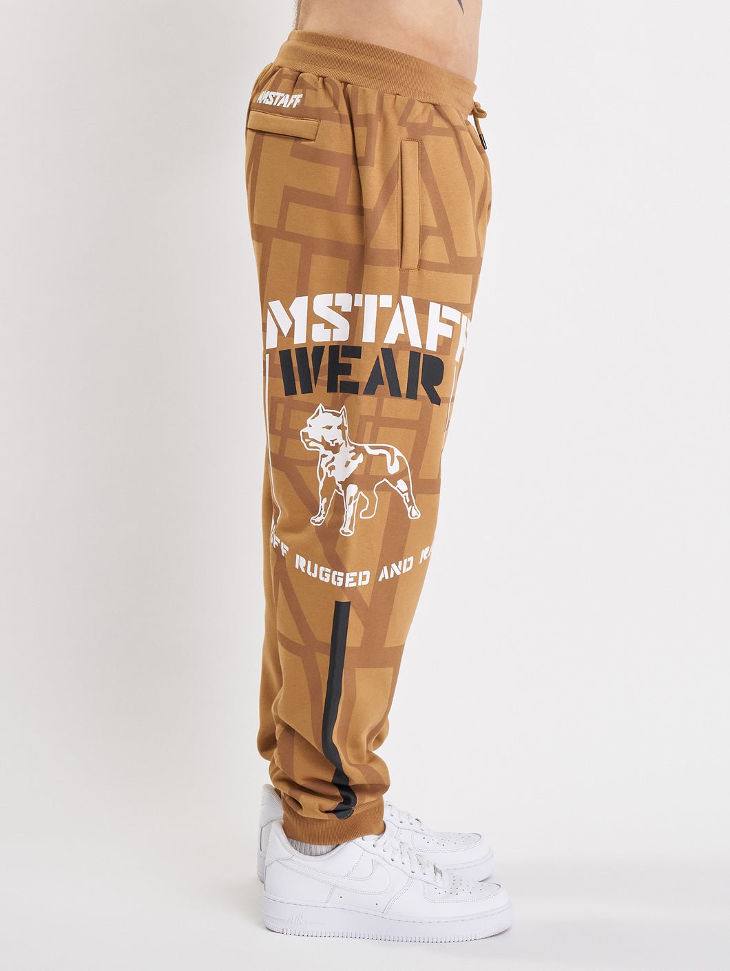 amstaff auron sweatpants beige - 6