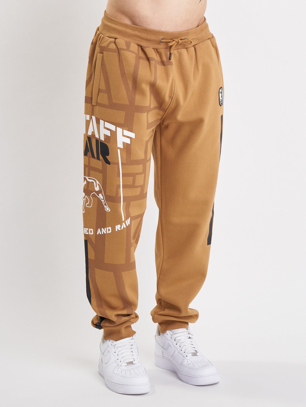 amstaff auron sweatpants beige - 7