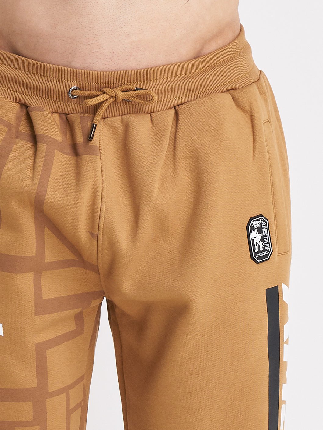 amstaff auron sweatpants beige - 8