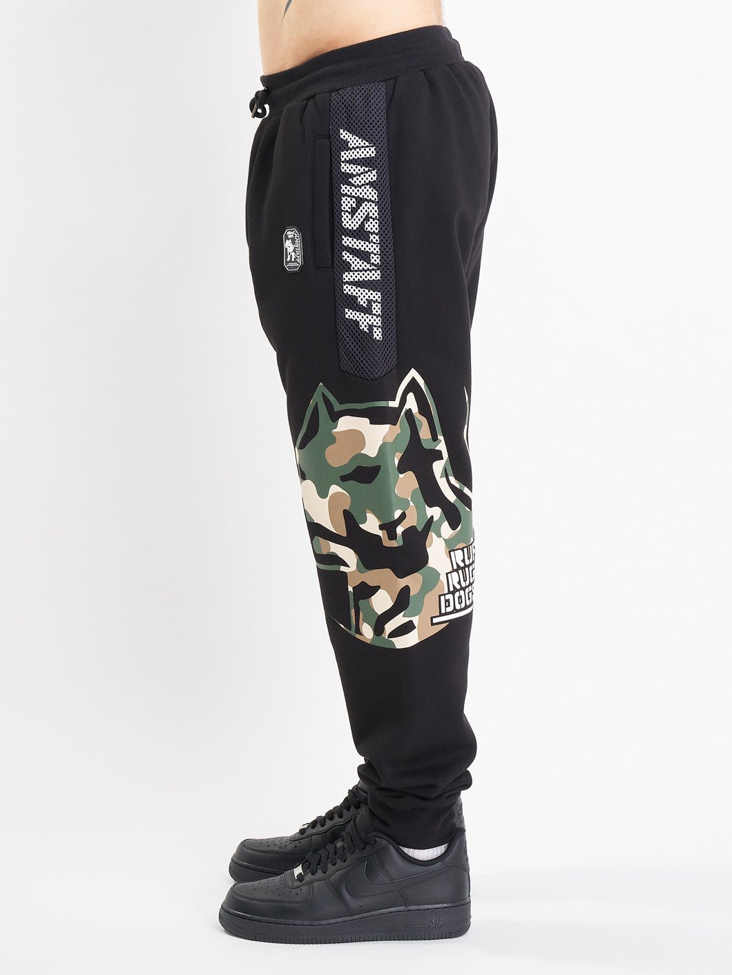 amstaff corven sweatpants black camouflage - 5