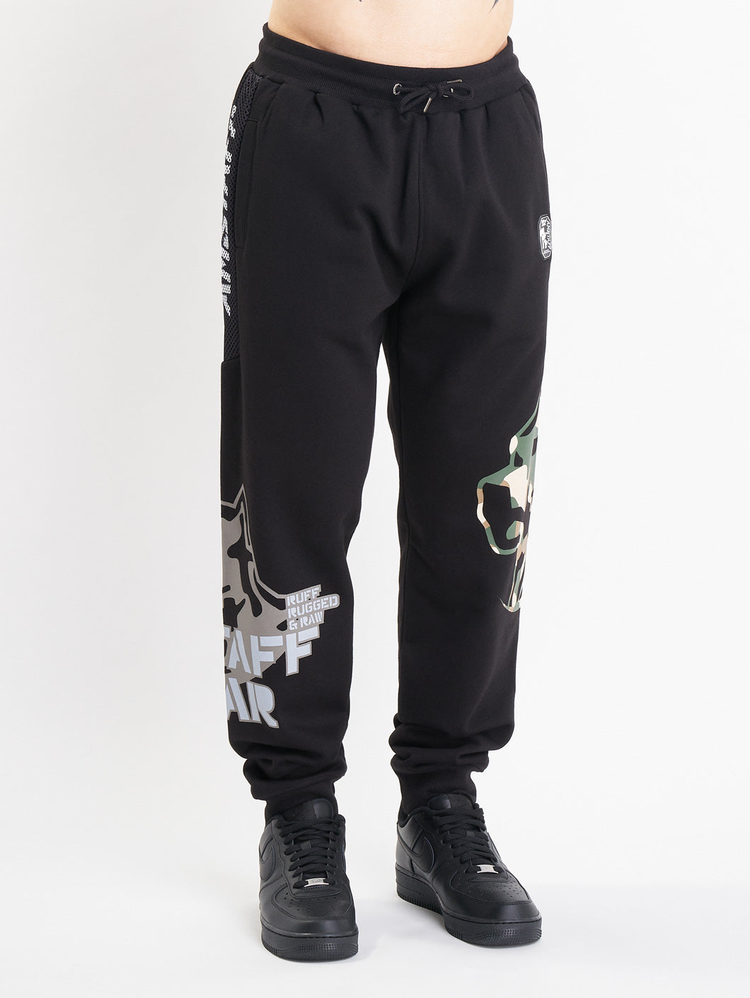 amstaff corven sweatpants black camouflage - 7