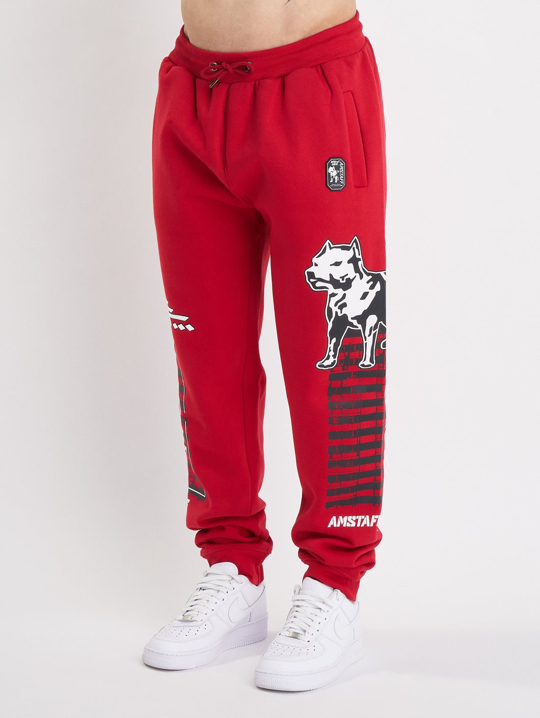 amstaff lucian sweatpants red - 4