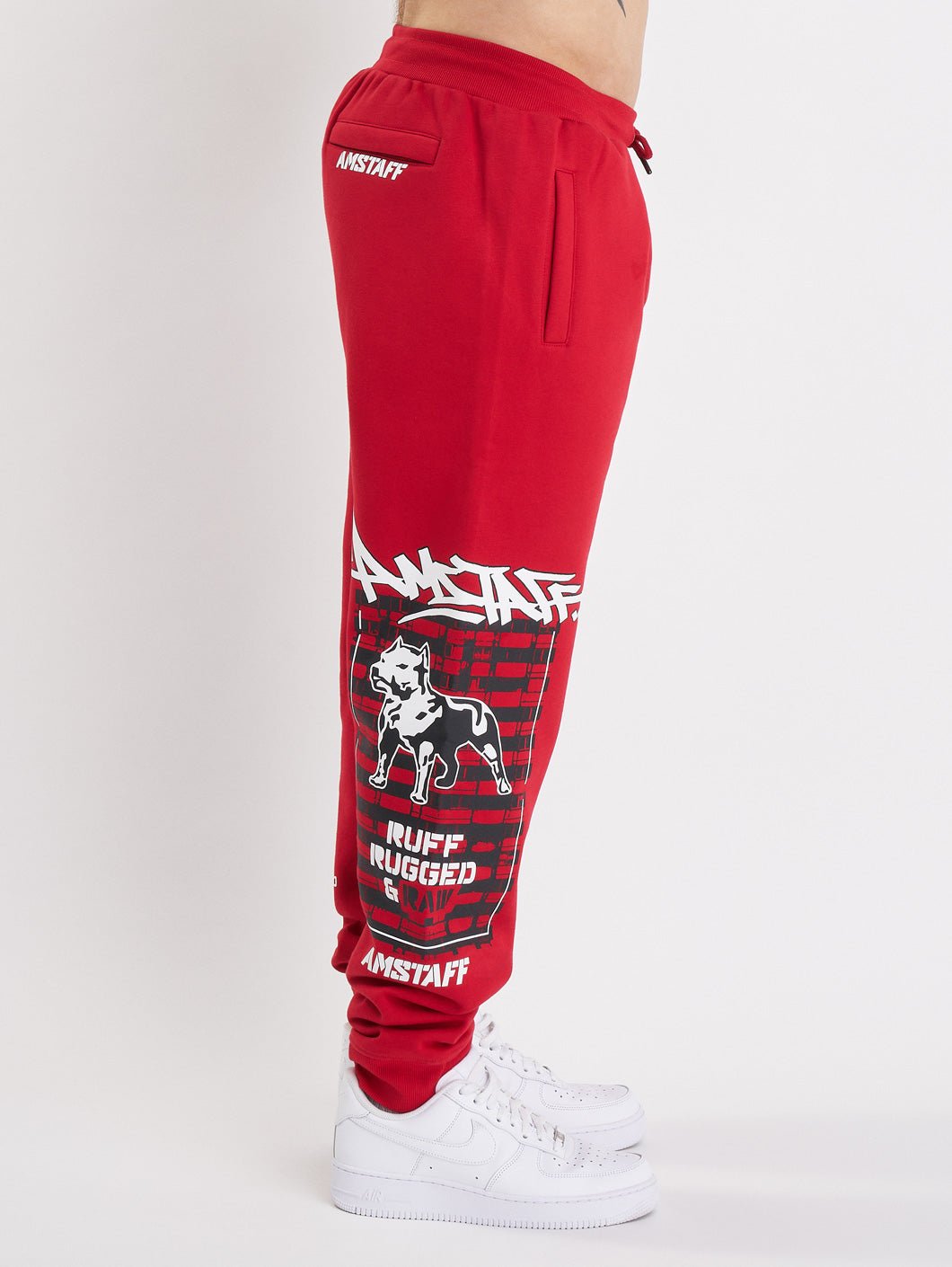 amstaff lucian sweatpants red - 6