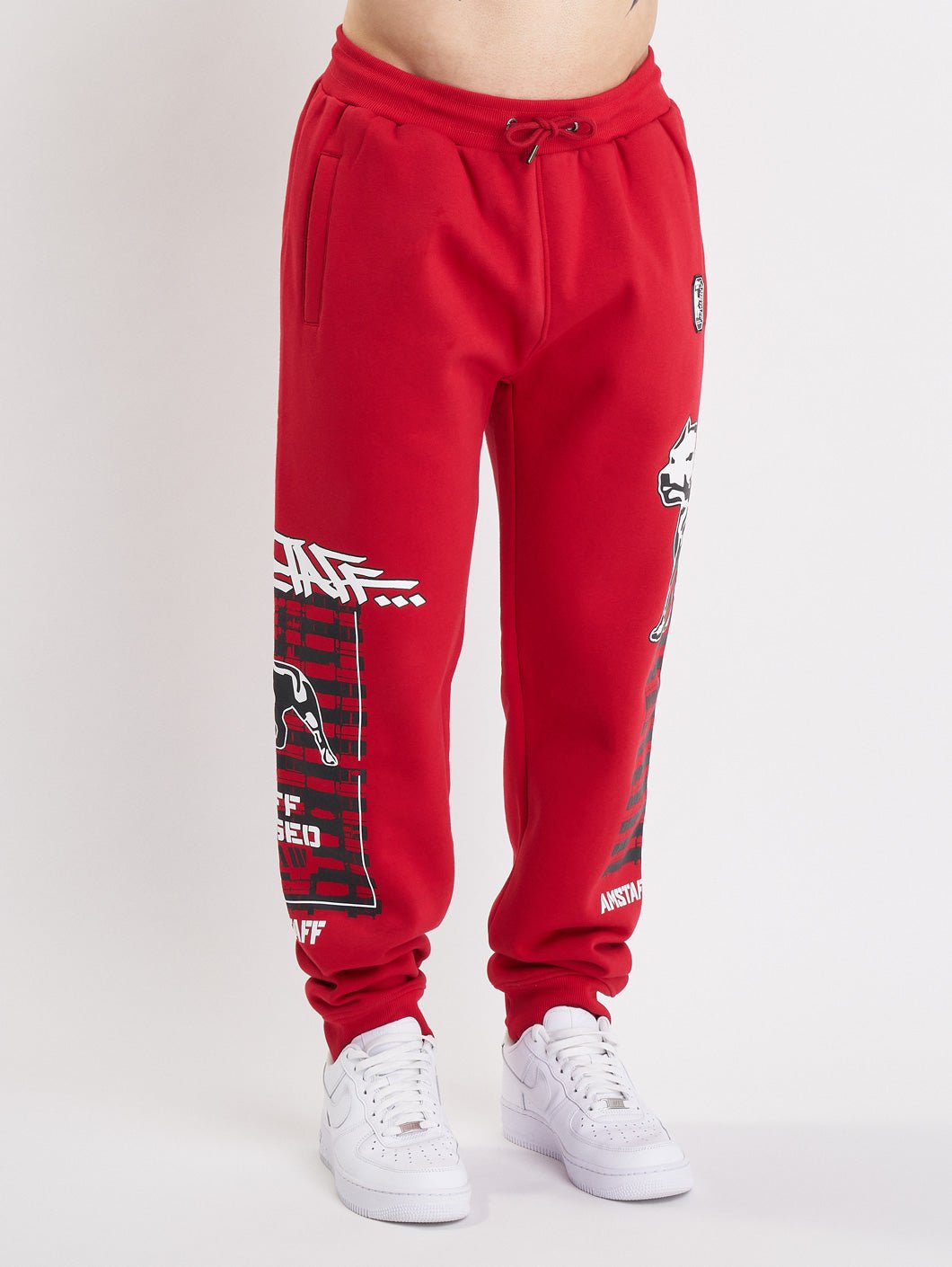 amstaff lucian sweatpants red - 7