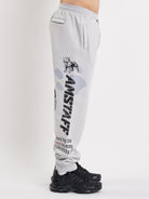 amstaff milian sweatpants stone grey - 7