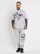 amstaff milian sweatpants stone grey - 2