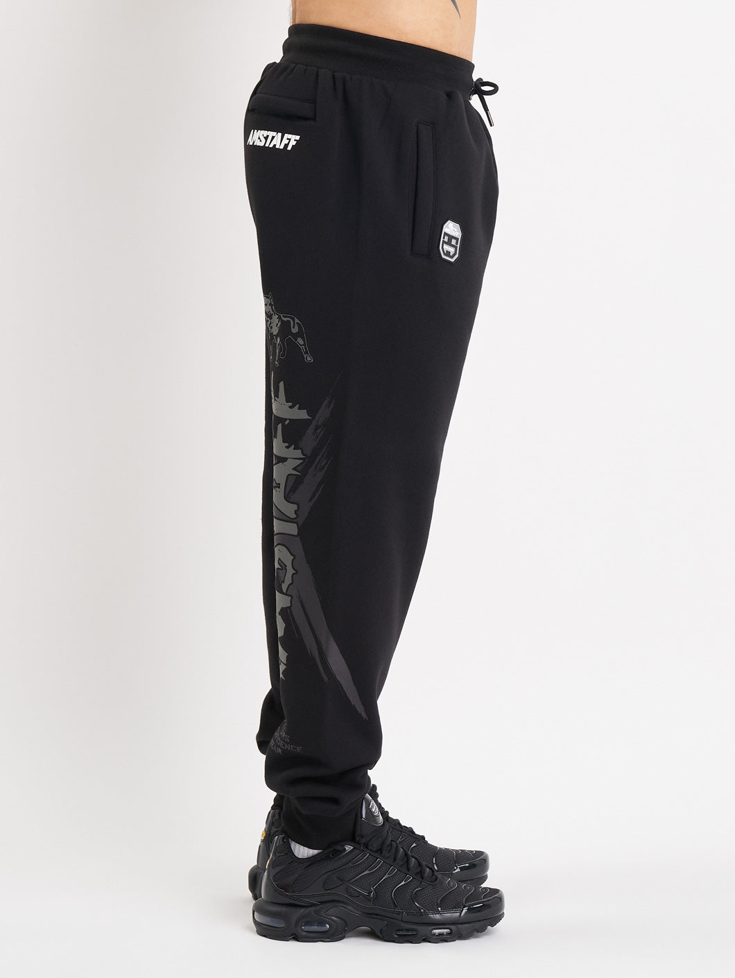 Amstaff Sector Sweatpants Grey Black - Amstaff Wear