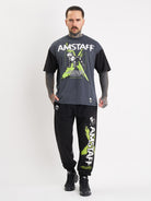 Amstaff Sector Sweatpants Grey Black - Amstaff Wear